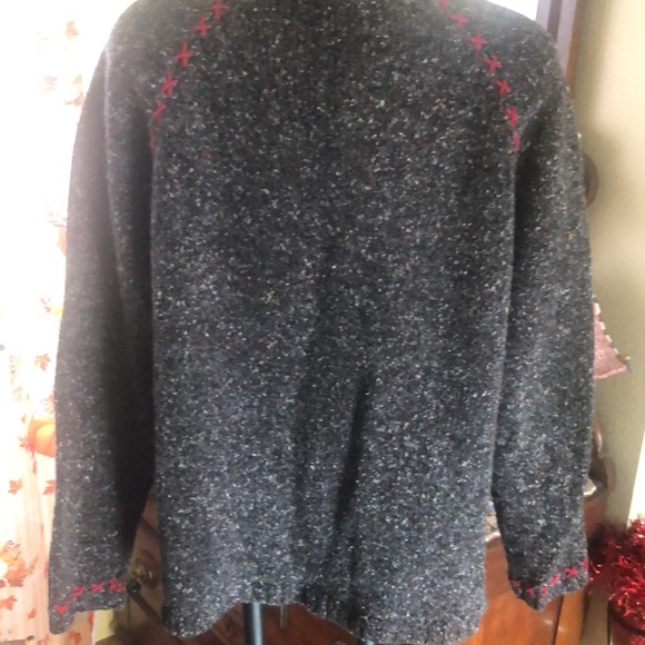 VINTAGE Northern Isles Santa Christmas Sweater  Size L - Picture 5 of 8